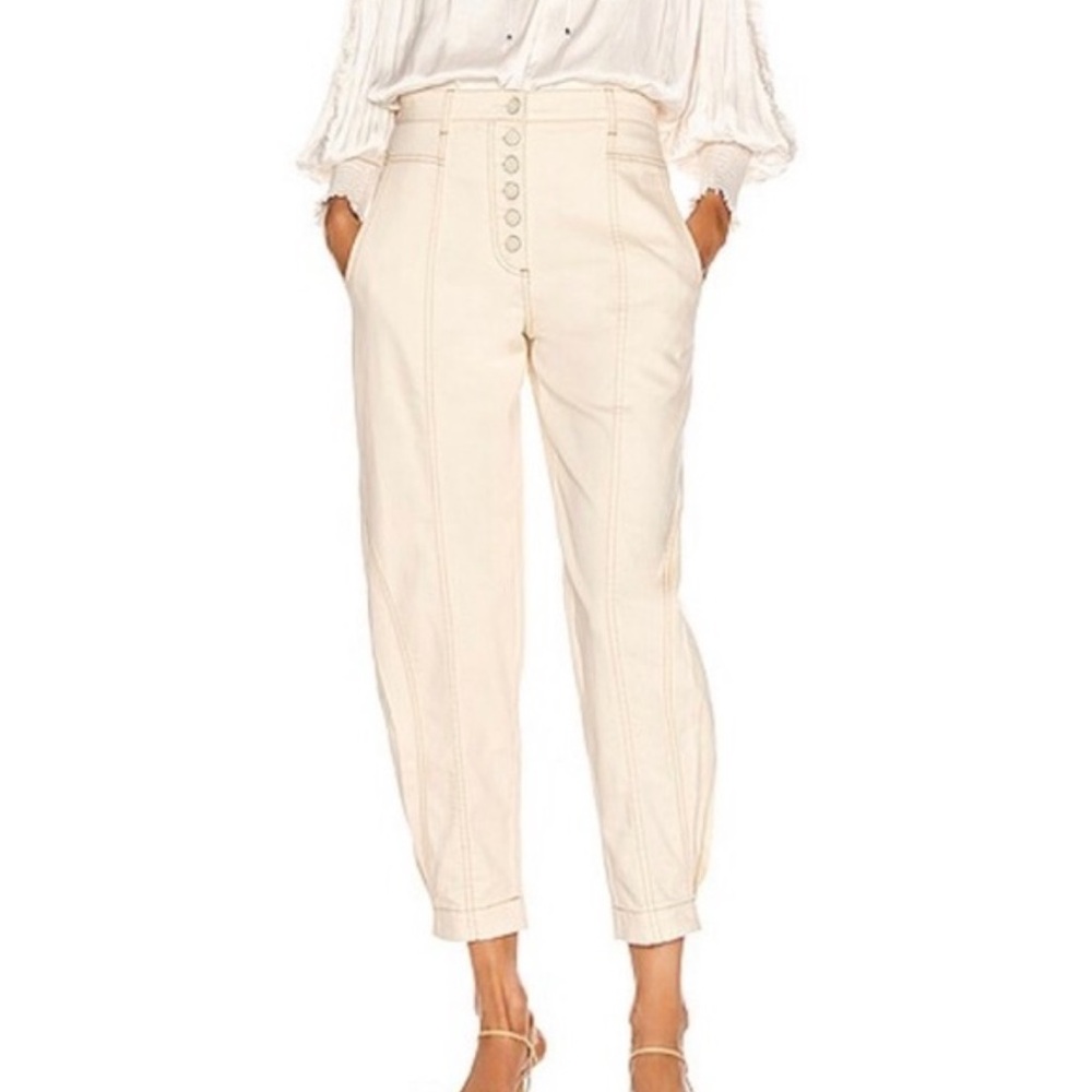 Ulla Johnson high waisted barrel style pants
